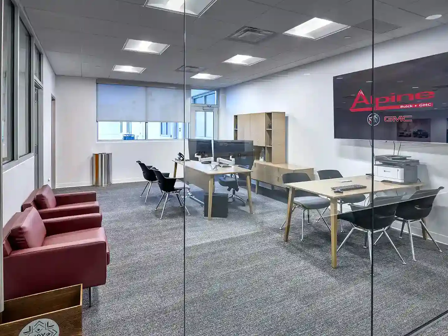 Car dealership interior design | Alpine Buick GMC