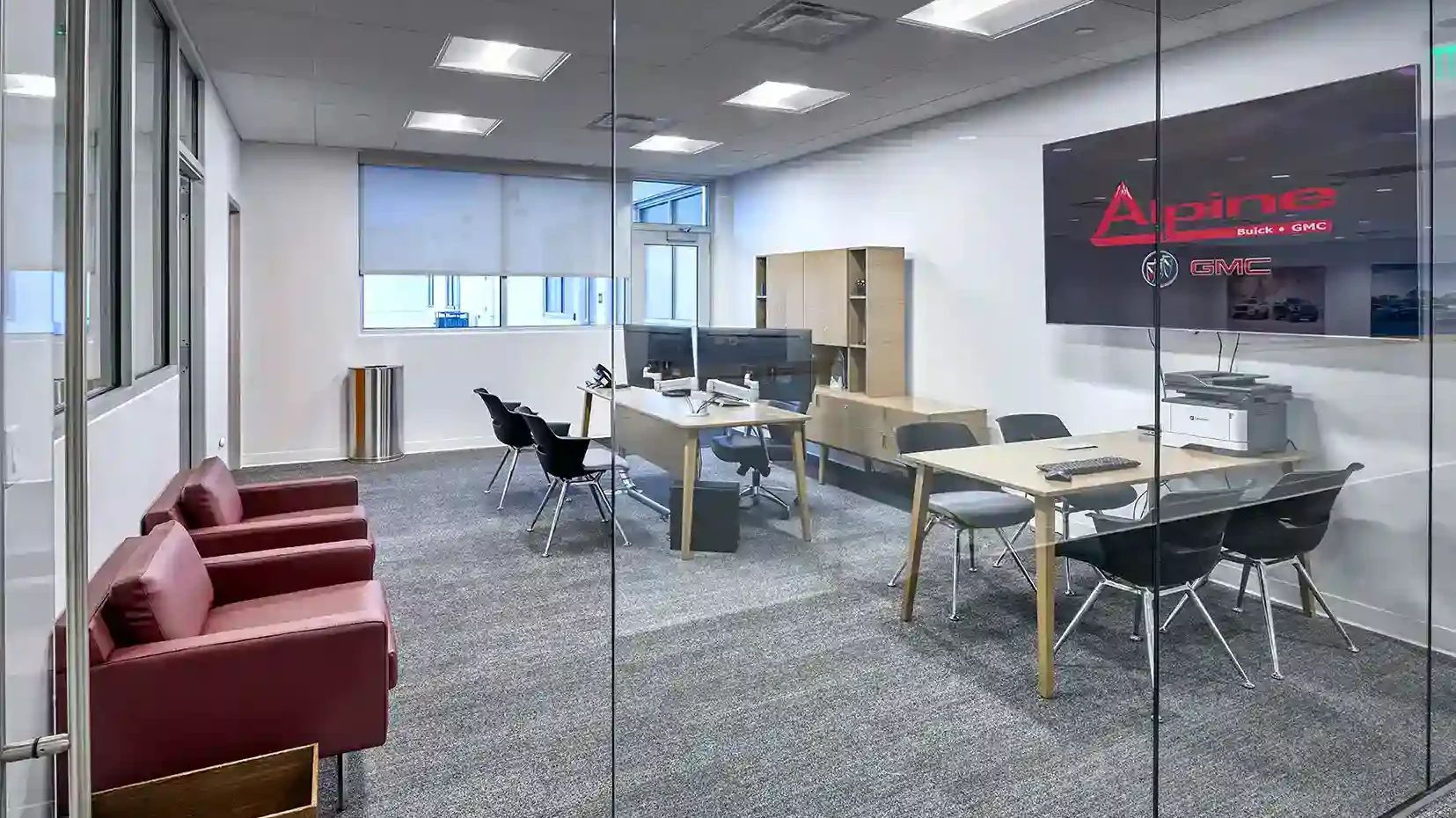 Car dealership interior design | Alpine Buick GMC