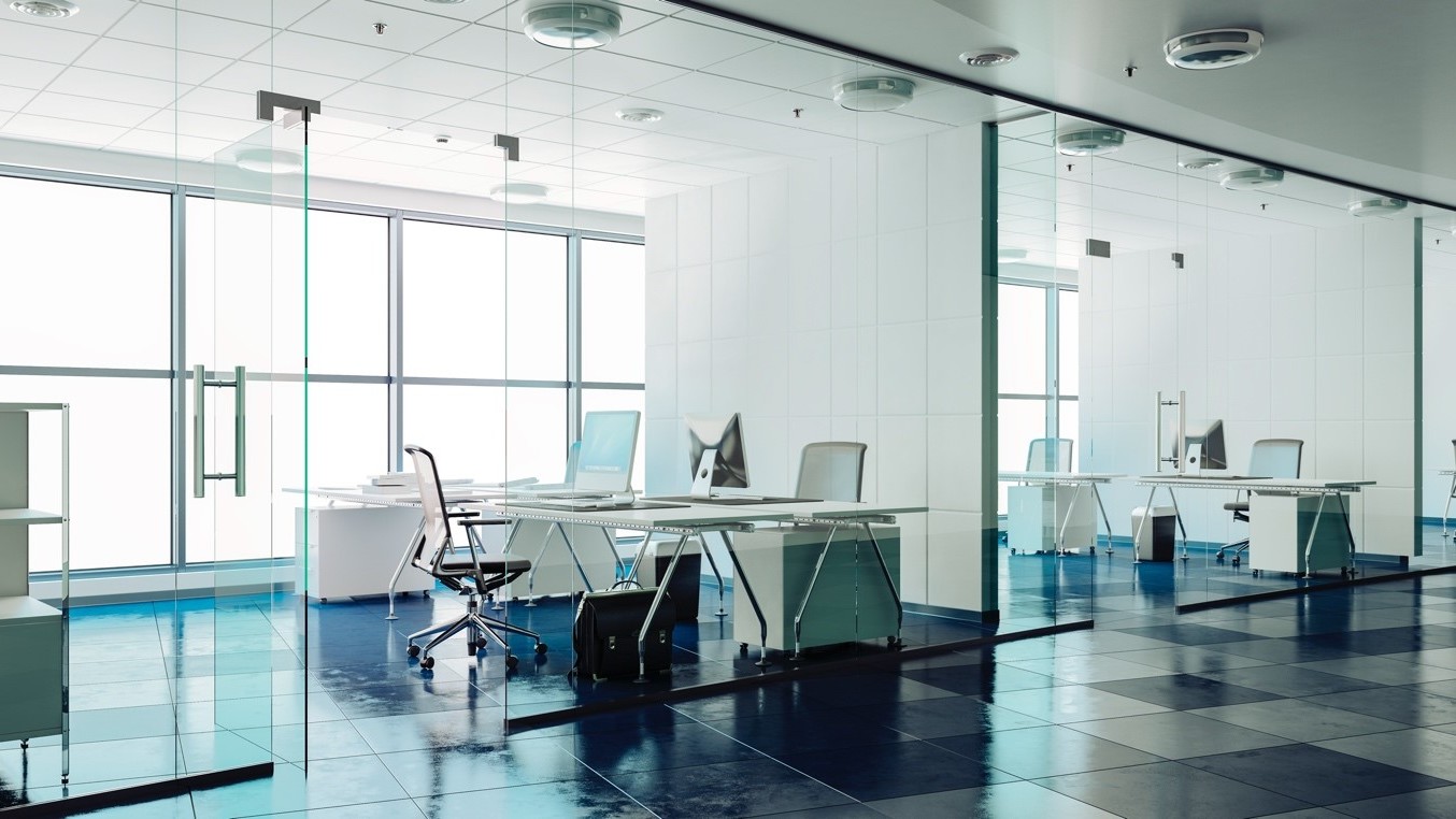 open floor plan office - office furniture design trends